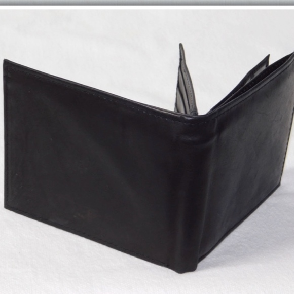 AFONiE Mens Leather Wallet Hybrid Bifold - Picture 5 of 8